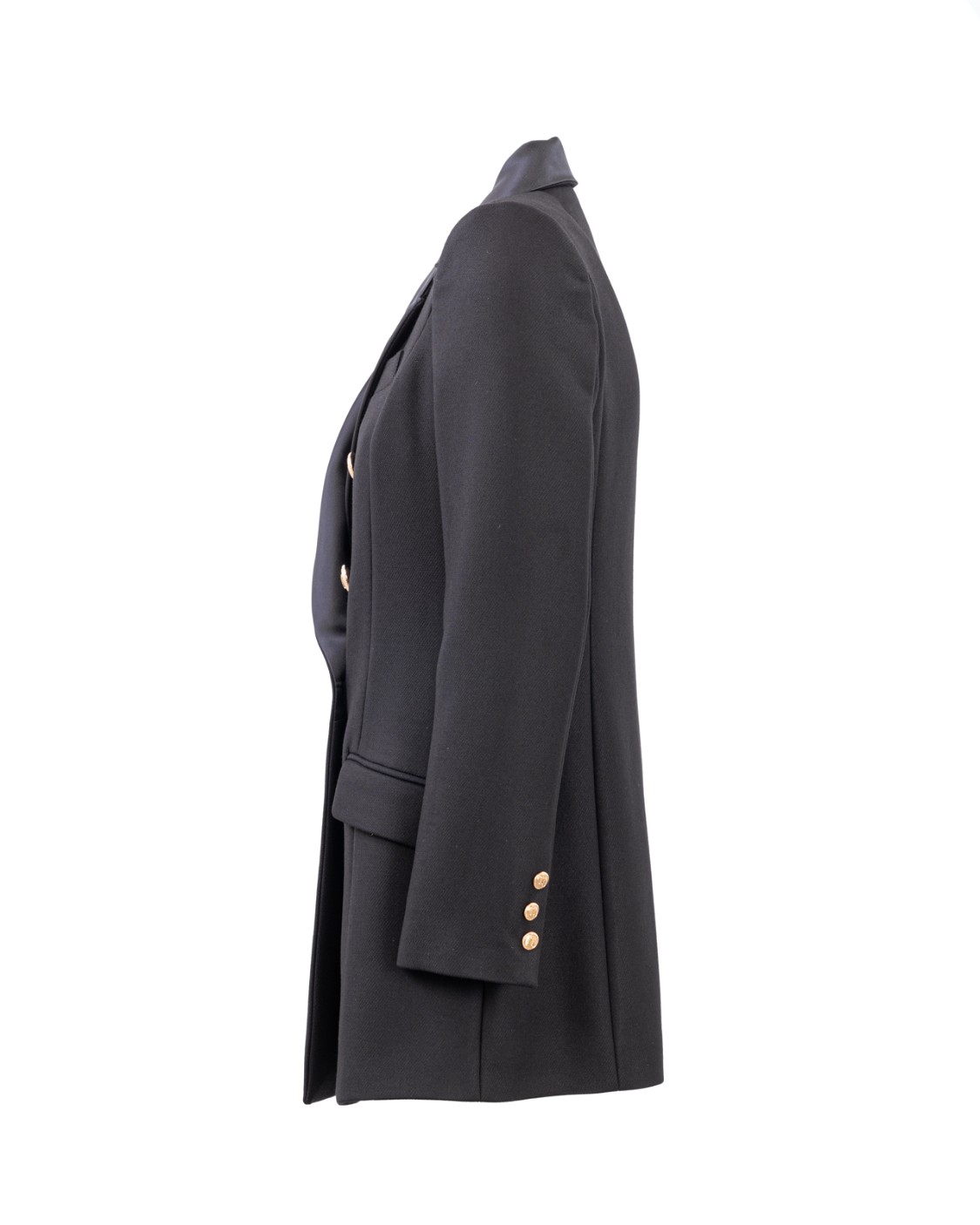shop ELISABETTA FRANCHI Saldi Cappotto: Elisabetta Franchi cappotto corto in crêpe taglio smoking.
Cappotto doppiopetto in crêpe pesante con revers a lancia in raso duchesse dal taglio smoking, lunghezza al punto vita.
Fodera in raso stampa monogram.
Bottoni in metallo dorato.
Composizione: 63% Viscosa 35% Poliammide 02% Elastane.
Fabbricato in Italia.. CP00736E2-110 number 9249540
